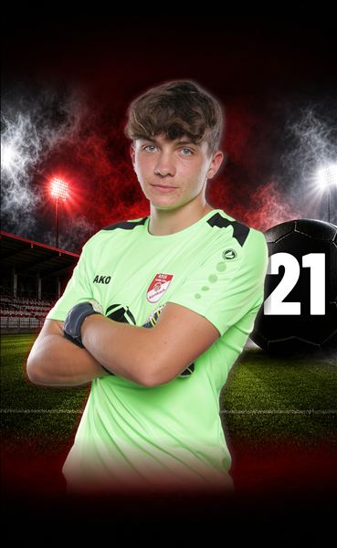 ATUS Spieler-Wallpaper Paul Bada, Nummer 21